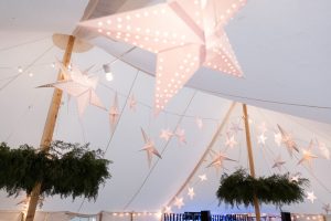 Interior of Petal Pole Traditional Marquee